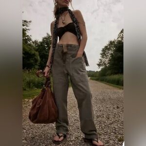 We the Free/Free People Hayden Pull On Drawstring Pants Sz L